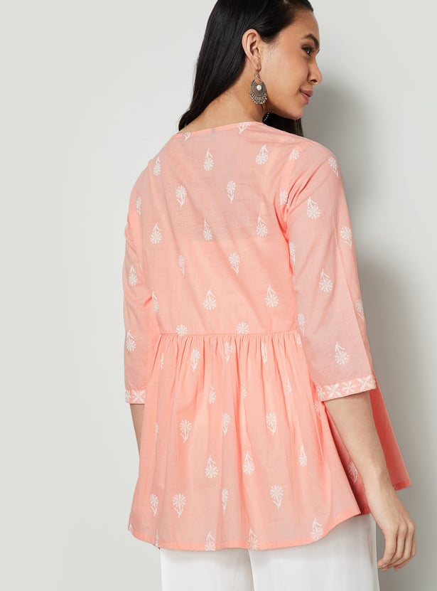 MELANGE Embroidered Tunic
