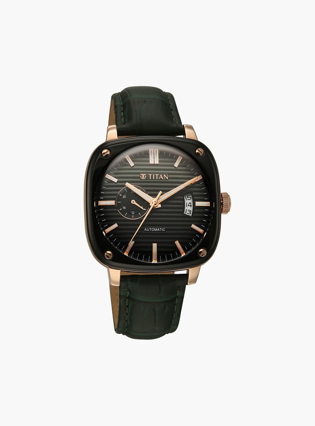 TITAN Gauto Vintage Concealed Automatic Watch - 90225KL01