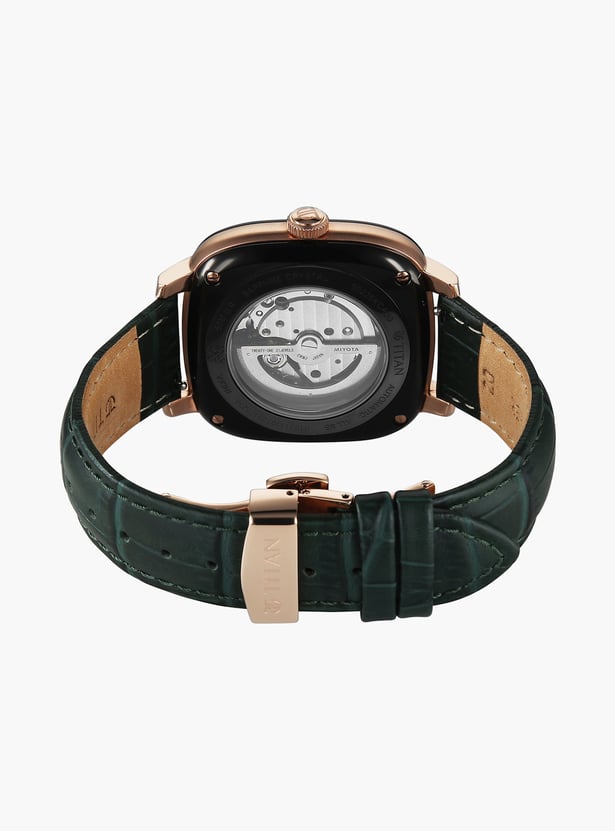 TITAN Gauto Vintage Concealed Automatic Watch - 90225KL01