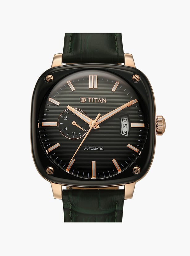 TITAN Gauto Vintage Concealed Automatic Watch - 90225KL01