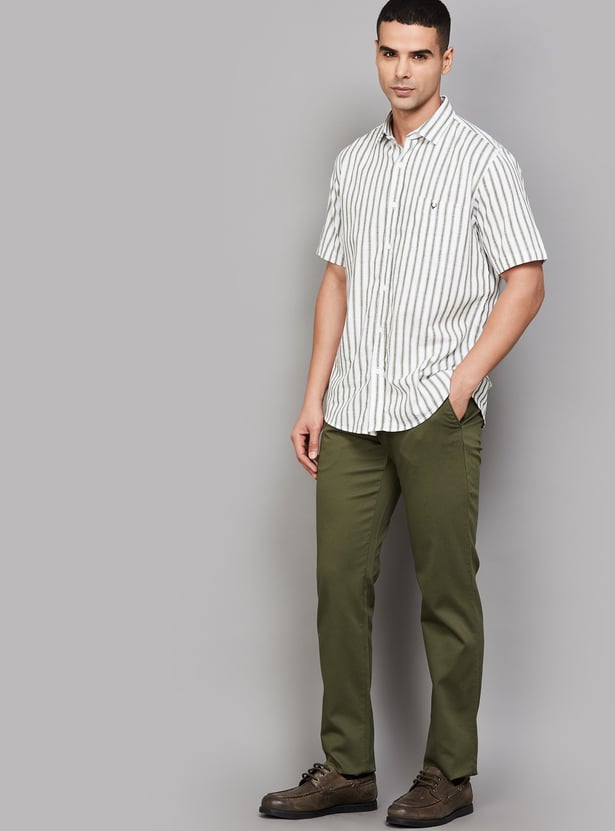 LP SPORT Solid Slim Fit Trousers