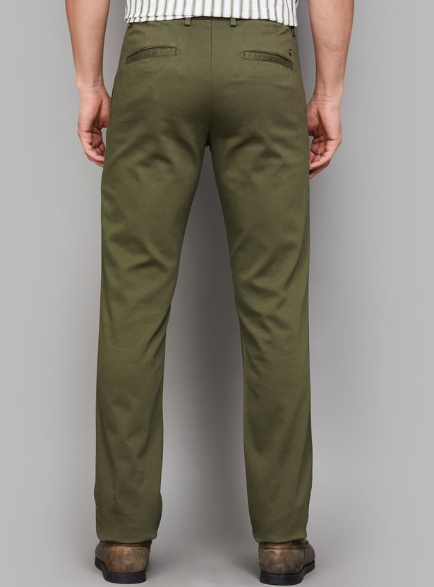 LP SPORT Solid Slim Fit Trousers