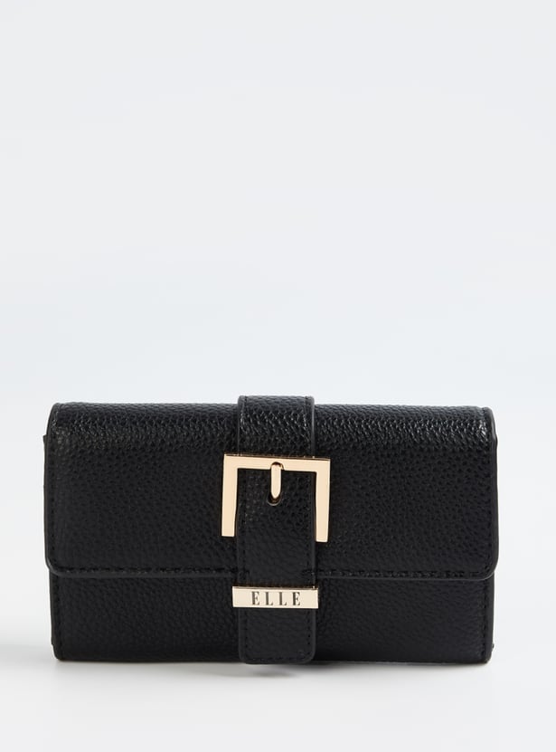 ELLE Solid Bi-Fold Wallet