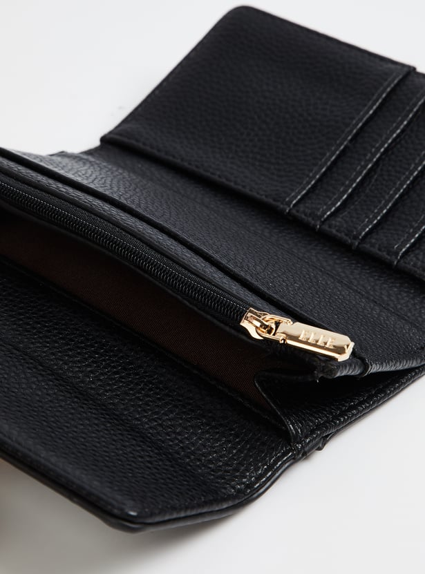 ELLE Solid Bi-Fold Wallet