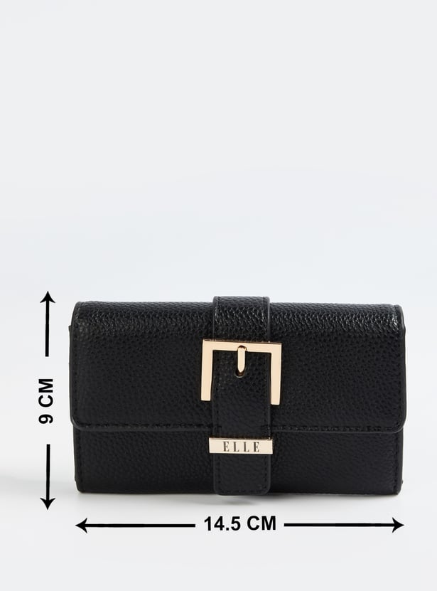 ELLE Solid Bi-Fold Wallet