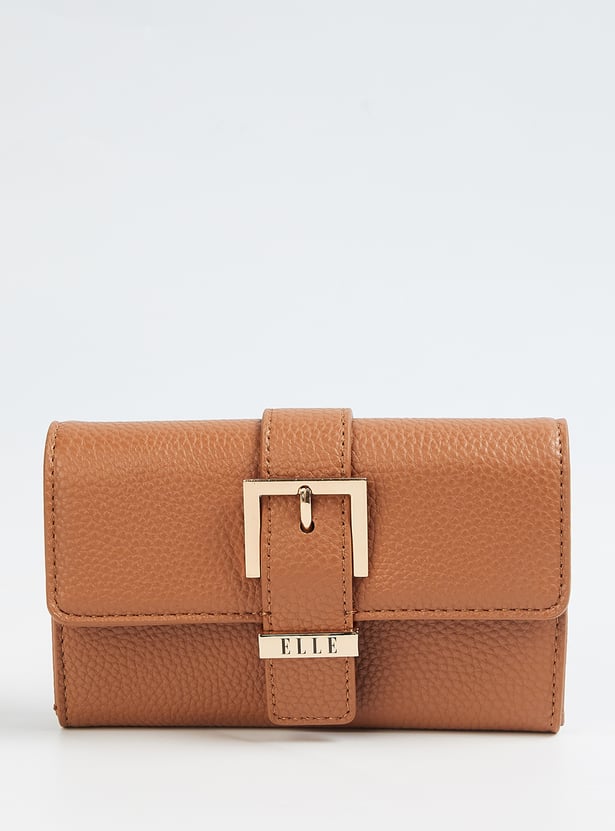 ELLE Solid Bi-Fold Wallet