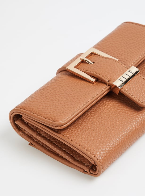 ELLE Solid Bi-Fold Wallet