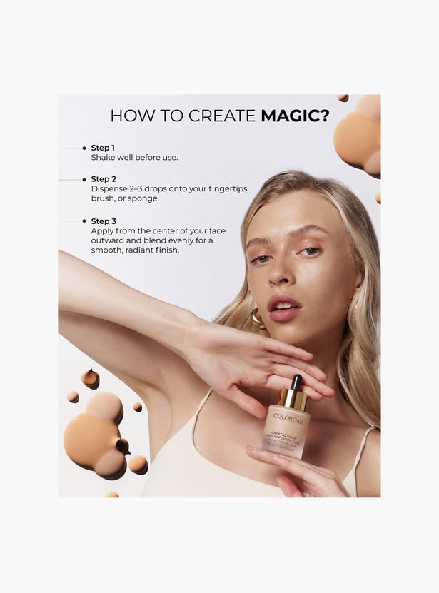 COLORBAR Crystal Glow Serum Foundation - SFW 6.1 - 32ml