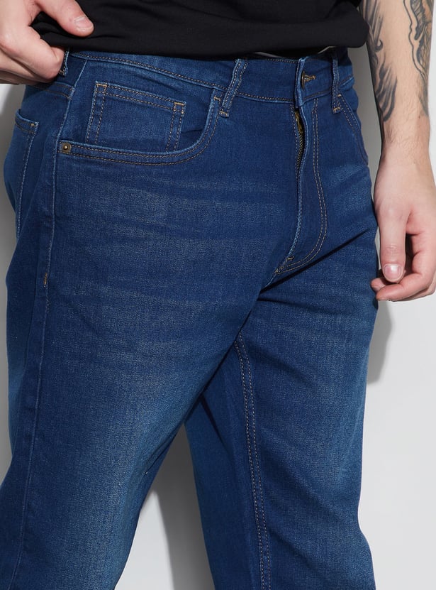 DENIMIZE Washed Regular Straight Jeans