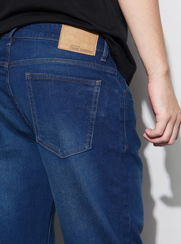 DENIMIZE Washed Regular Straight Jeans