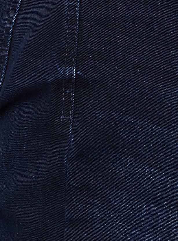 SPYKAR Washed Regular Straight Jeans