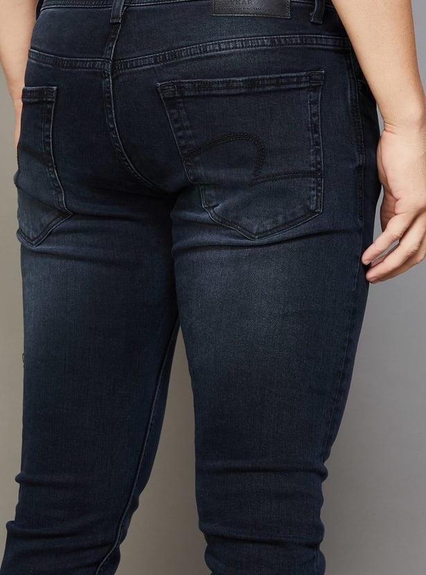 SPYKAR Washed Skinny Fit Jeans