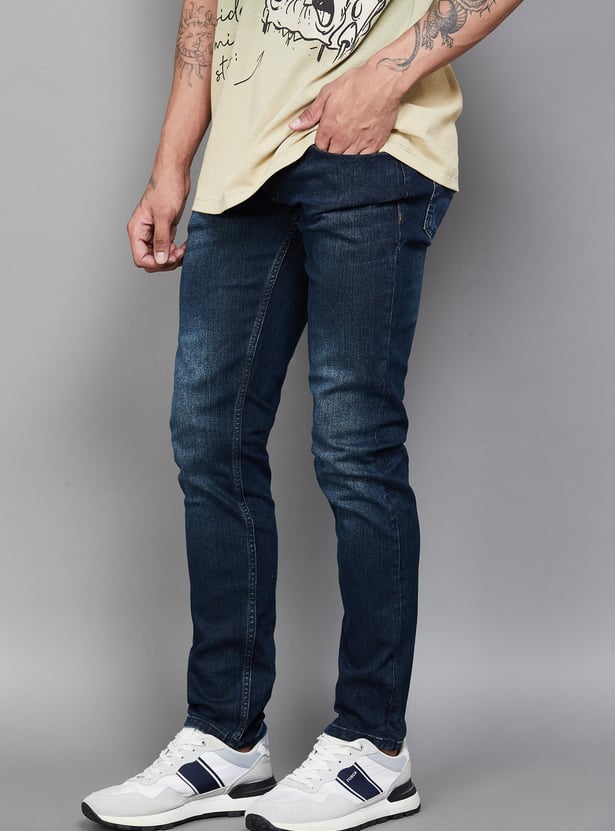 SPYKAR Washed Skinny Jeans