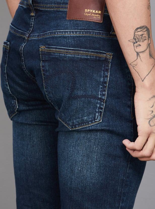 SPYKAR Washed Skinny Jeans