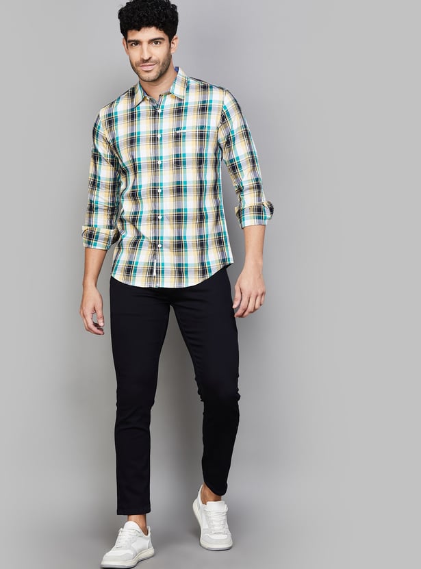SPYKAR Solid Slim Tapered Jeans