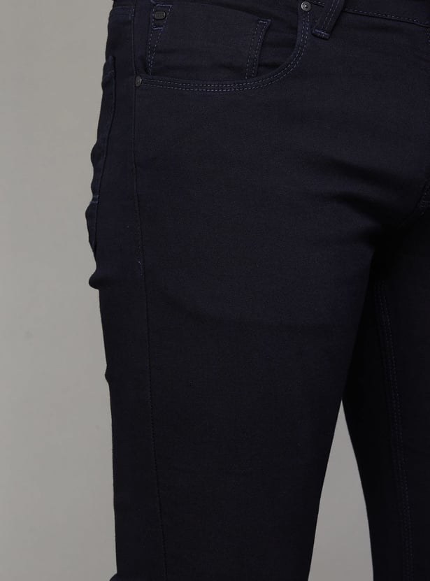 SPYKAR Solid Slim Tapered Jeans