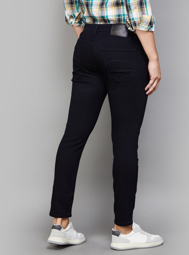 SPYKAR Solid Slim Tapered Jeans