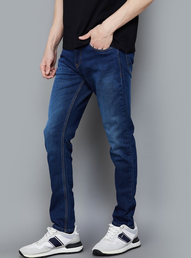 SPYKAR Washed Super Skinny Jeans