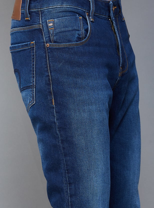 SPYKAR Washed Super Skinny Jeans
