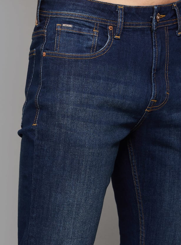 SPYKAR Mid-Rise Boot Cut Jeans