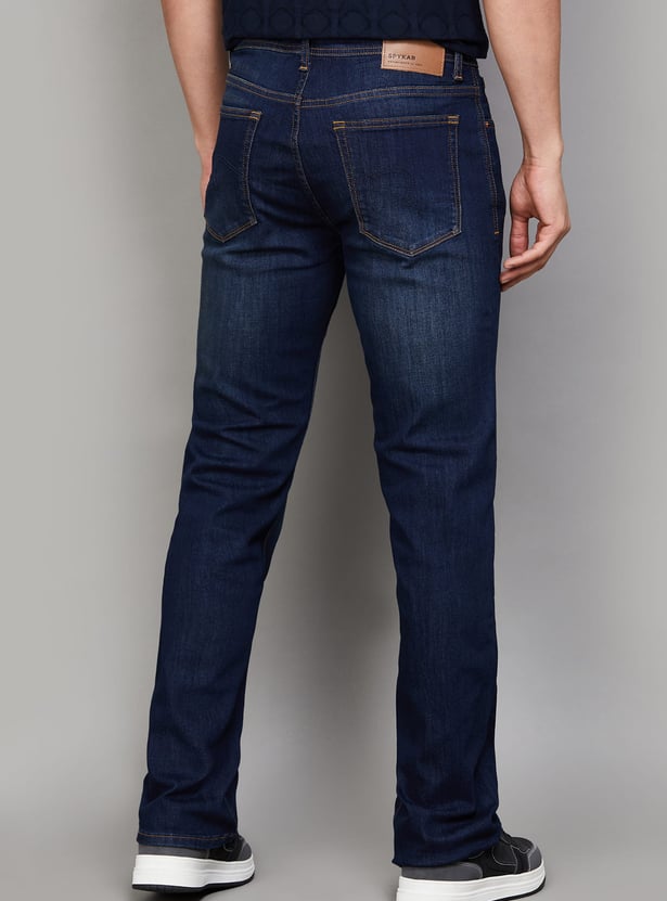 SPYKAR Mid-Rise Boot Cut Jeans