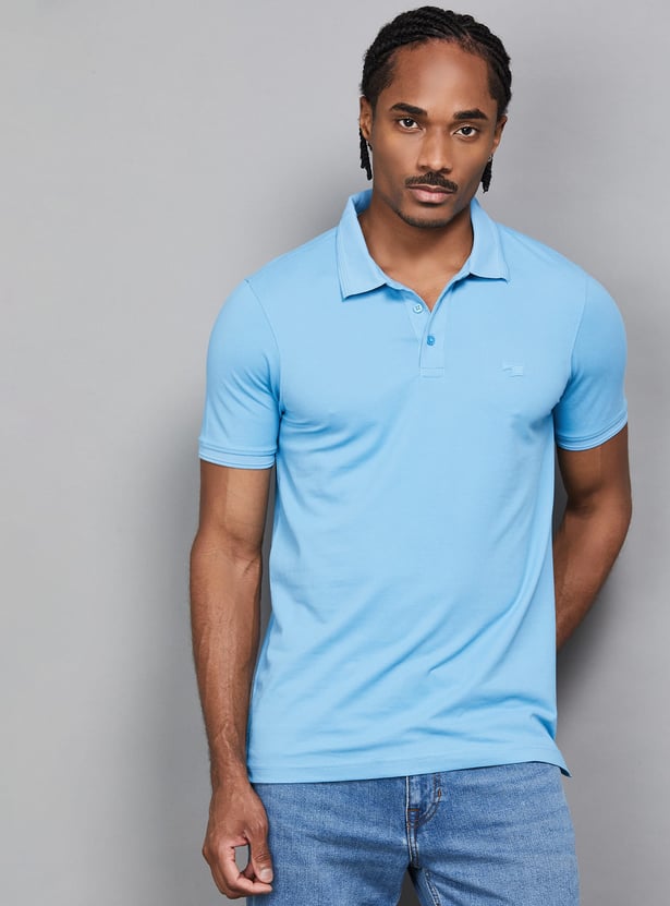 SPYKAR Solid Polo T-shirt