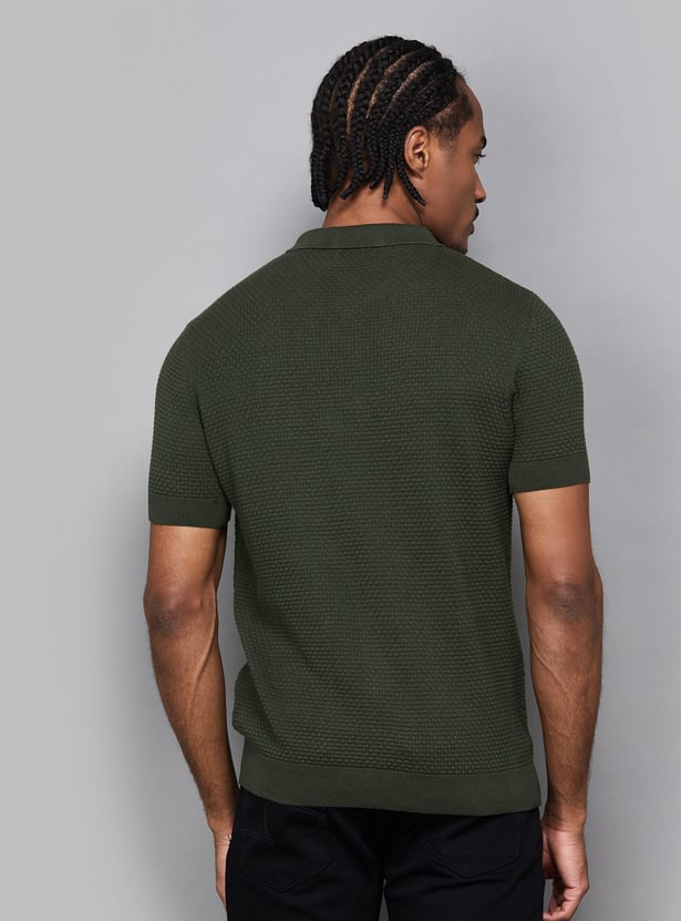 SPYKAR Knitted Polo T-shirt