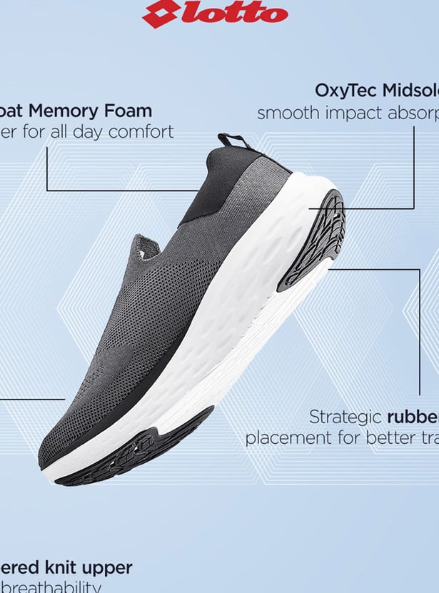 LOTTO Textured Slip-On Walking Shoes