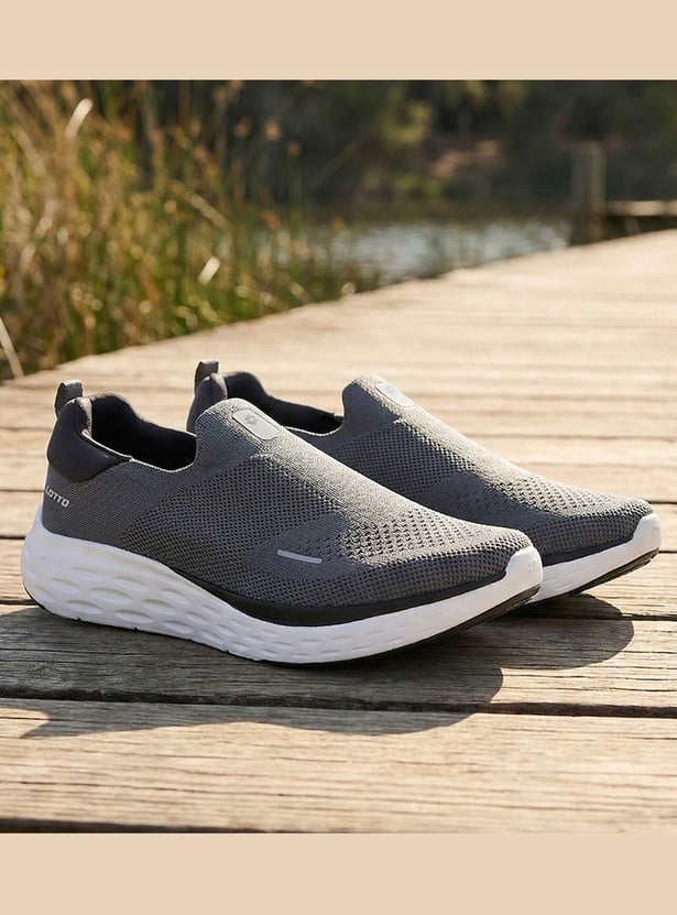 LOTTO Textured Slip-On Walking Shoes