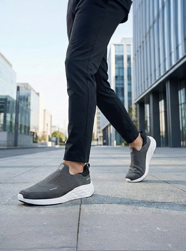 LOTTO Textured Slip-On Walking Shoes