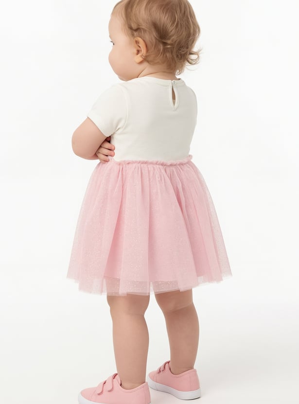 FAME FOREVER Girls Embellished Dress