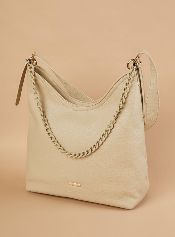 GINGER Textured Shoulder Bag