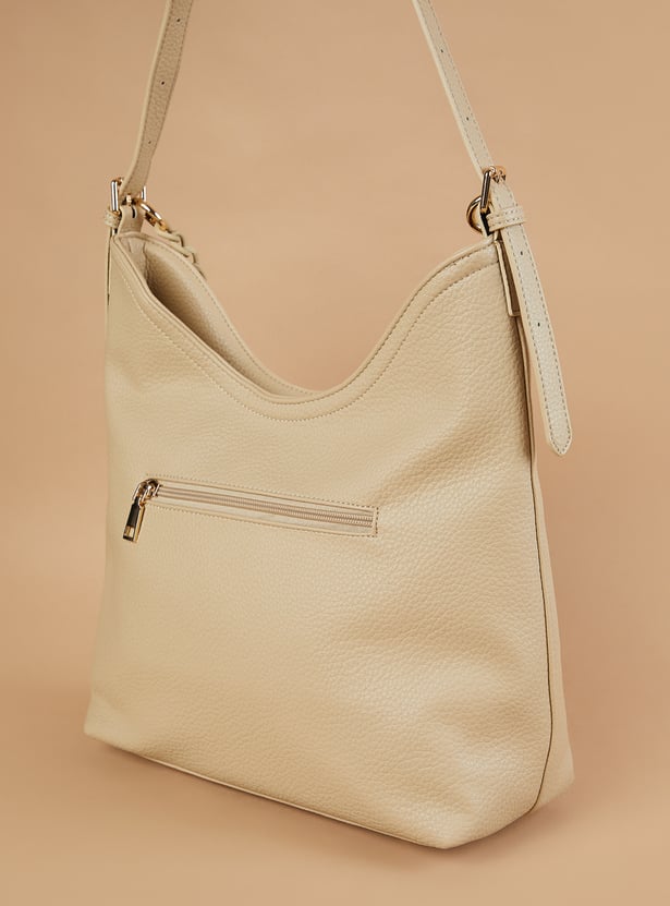 GINGER Textured Shoulder Bag