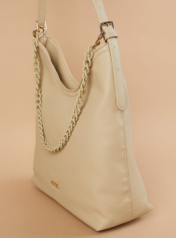 GINGER Textured Shoulder Bag