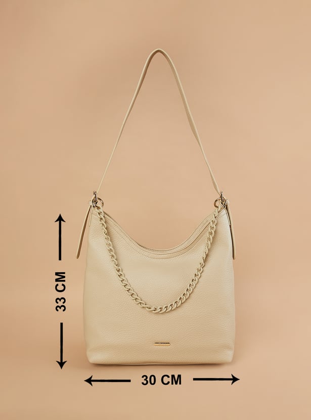 GINGER Textured Shoulder Bag