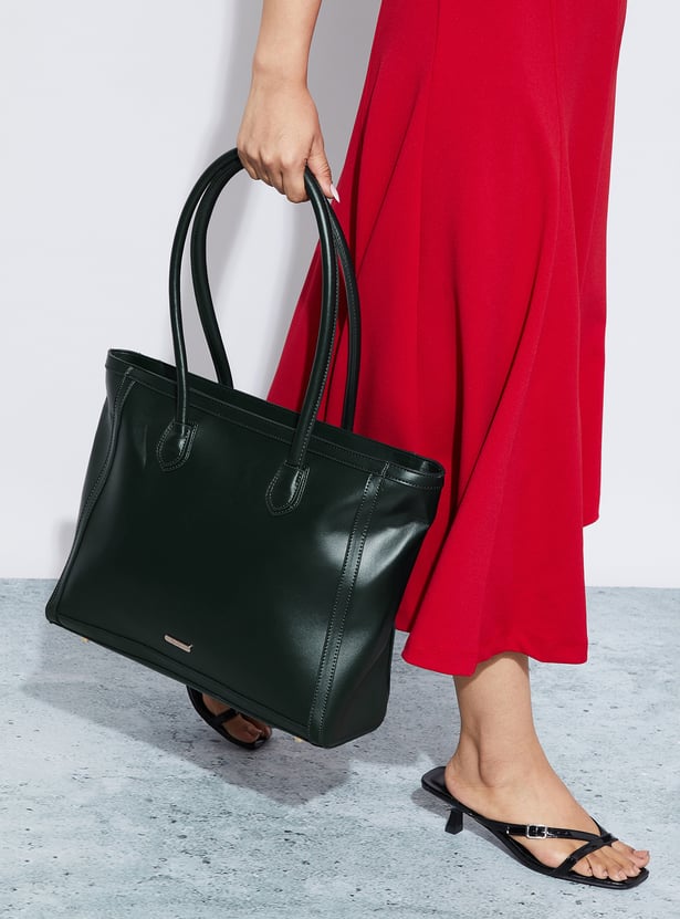 GINGER Solid Shoulder Bag