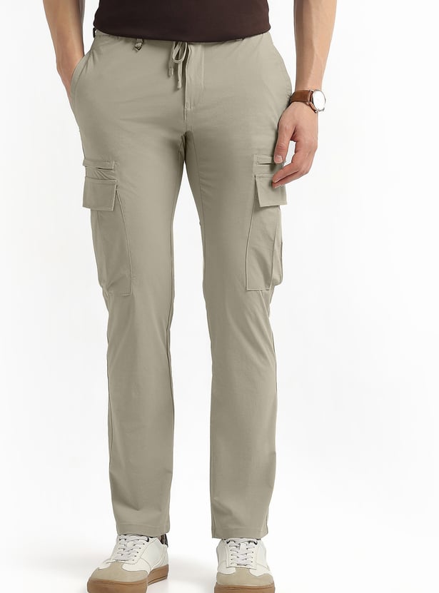 ARROW SPORT Solid Regular Fit Cargos
