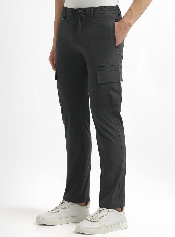 ARROW SPORT Solid Regular Fit Cargos