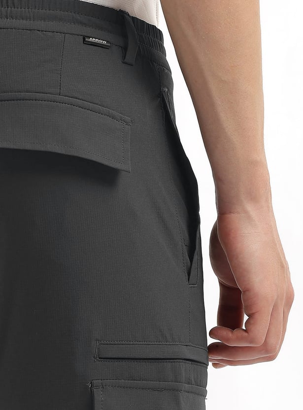 ARROW SPORT Solid Regular Fit Cargos