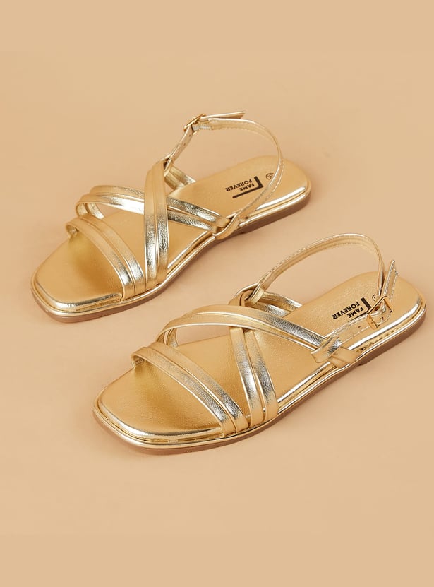 FAME FOREVER Girls Strappy Sandals