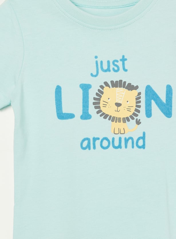 FAME FOREVER Boys Lion King Print T-shirt