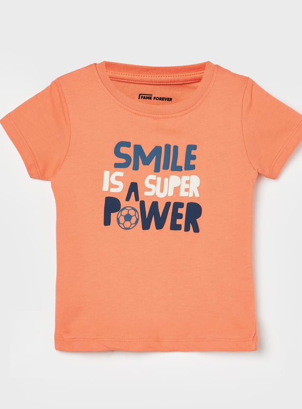 FAME FOREVER Boys Printed T-shirt