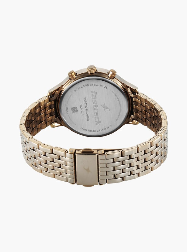 FASTRACK Chrome K Multifunction Watch - 6208QM01