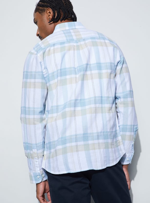 CODE Checked Regular Fit Shirt
