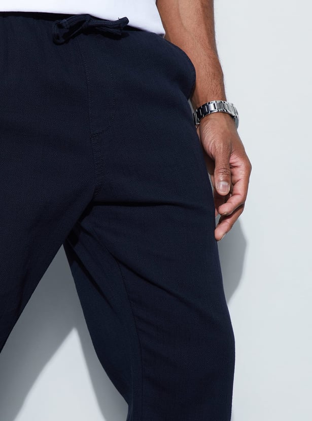 CODE Solid Regular Trousers