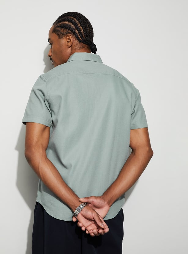 CODE Solid Regular Fit Shirt