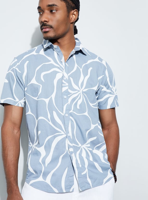 CODE Printed Regular Fit Shirt