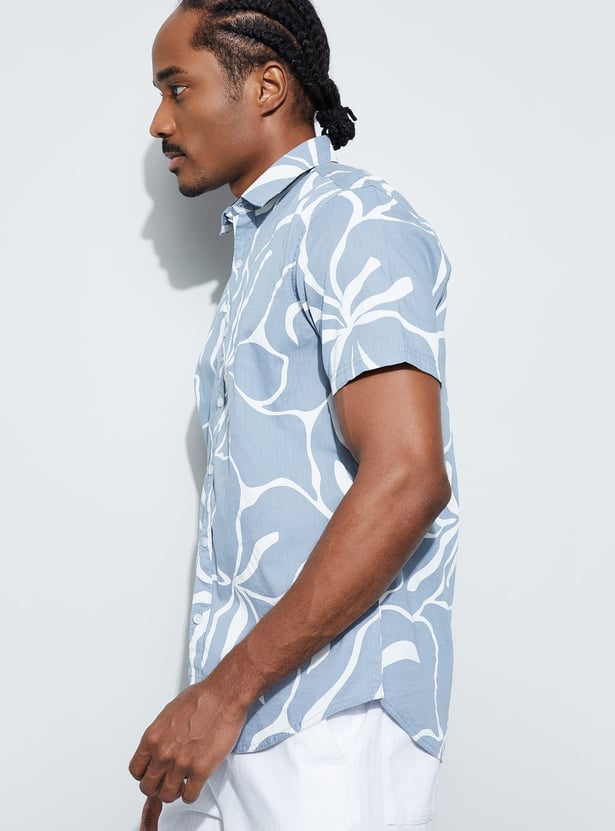 CODE Printed Regular Fit Shirt