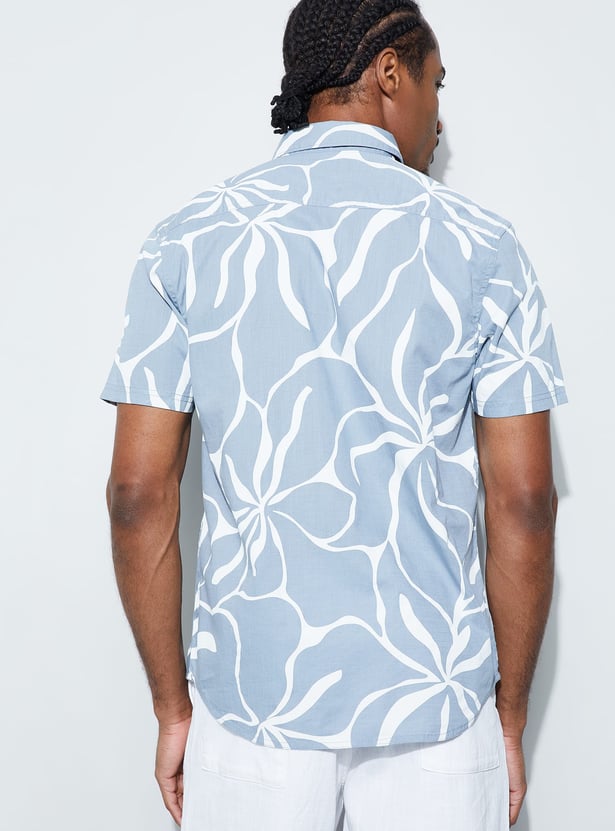 CODE Printed Regular Fit Shirt