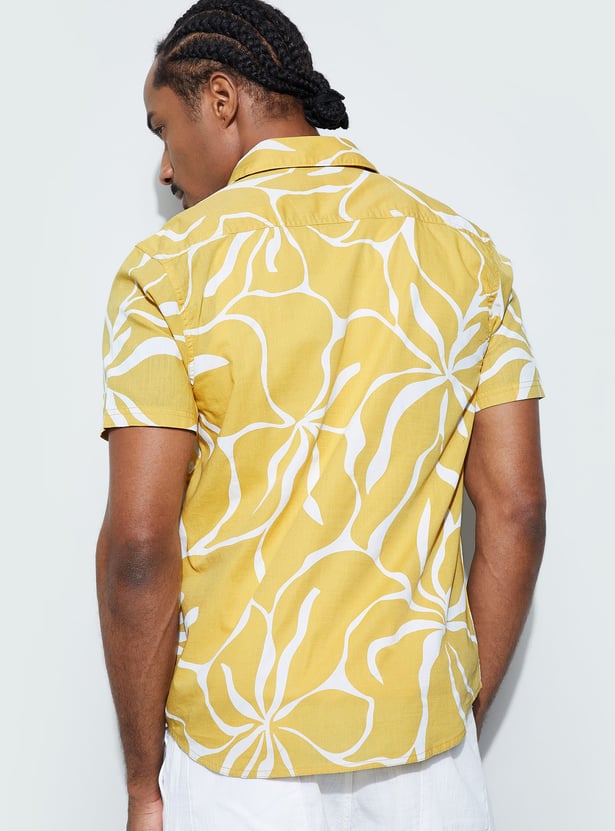 CODE Printed Regular Fit Shirt